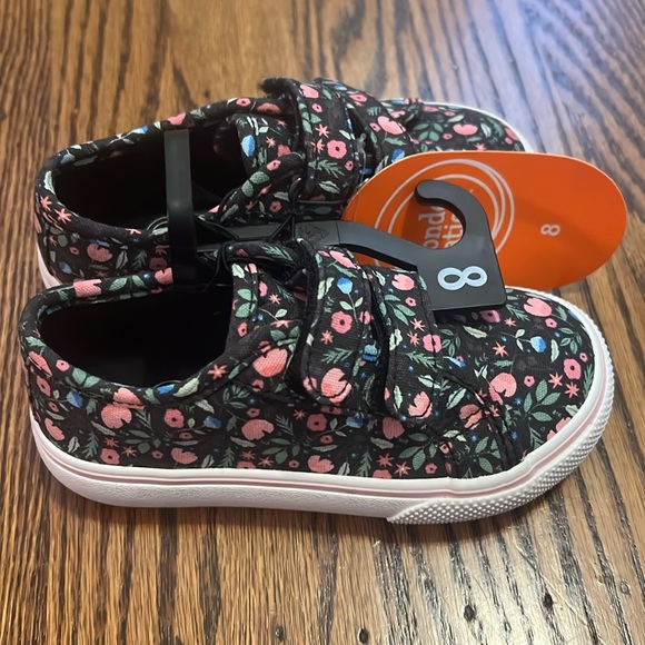 •NEW• Floral Toddler Sneakers - 8T - Picture 2 of 7